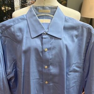 Michael by Michael Kors men’s blue dress shirt 16 1/2 34/35 large